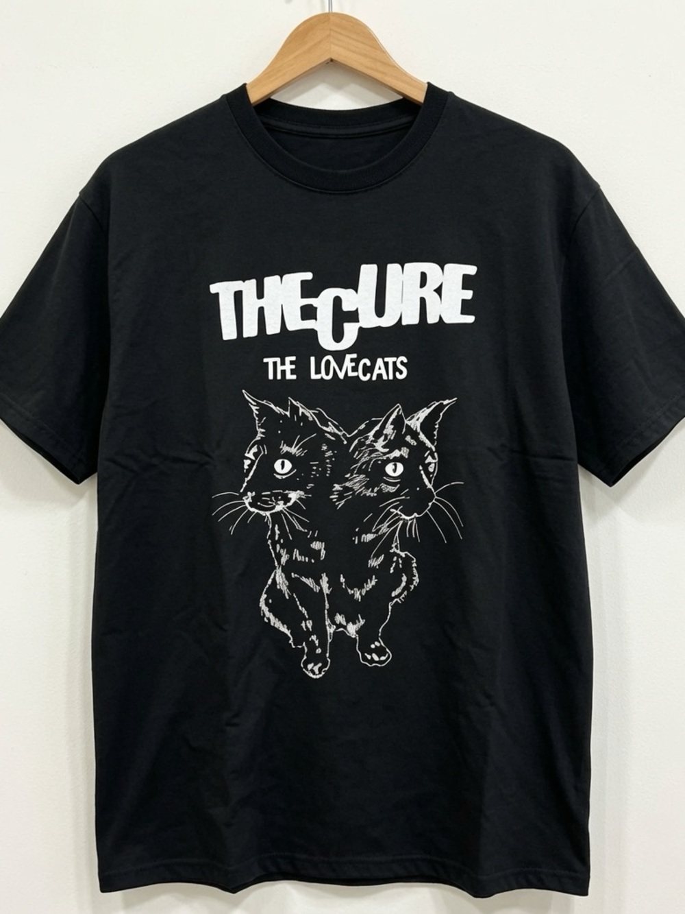 The Cure 'The Lovecats' Black Cat Graphic Tee